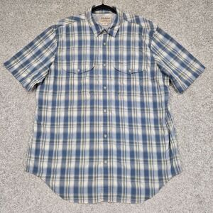 CC Filson Shirt Mens XL short sleeve vented outdoor fishing button up